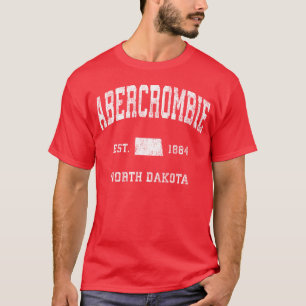 Camiseta Abercrombie Dakota del Norte Nd Deporte Atlético V
