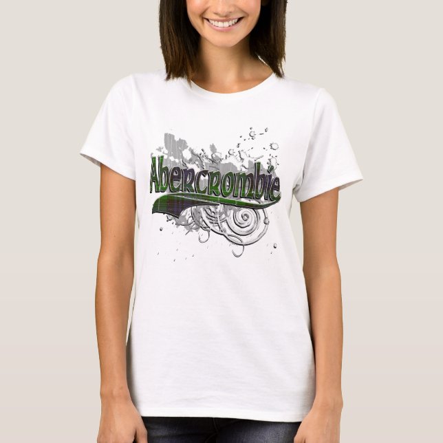 Camiseta Abercrombie Tartan Grunge (Anverso)