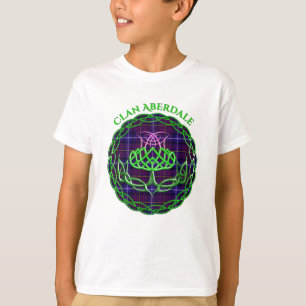 Camiseta Aberdale Scottish Tartan Celtic Thistle