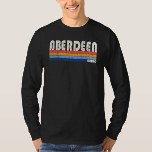Camiseta Aberdeen con estilo retro vintage de los años 70 y