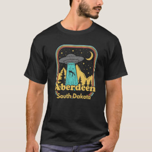 Camiseta Aberdeen Dakota del Sur Ufo Alien 80 Estado Retro