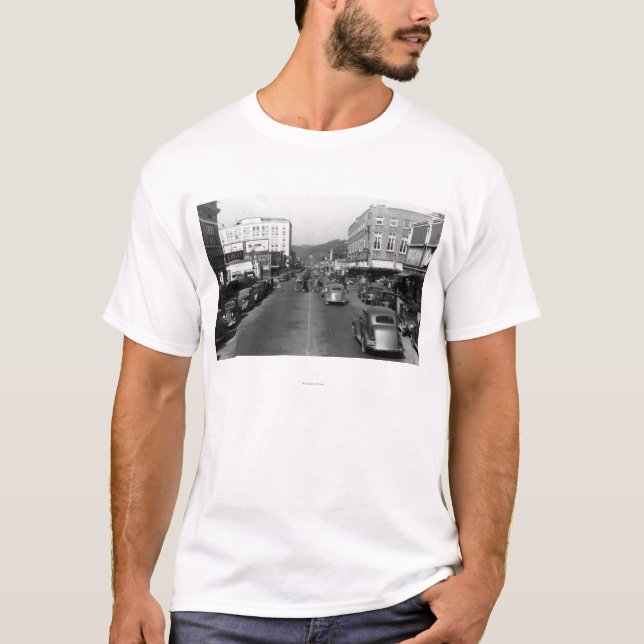 Camiseta Aberdeen, WA - vista de la calle de Wishkan (Anverso)