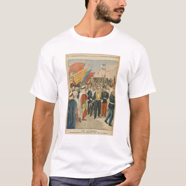 Camiseta Abertura del ferrocarril de Saida en Argelia (Anverso)