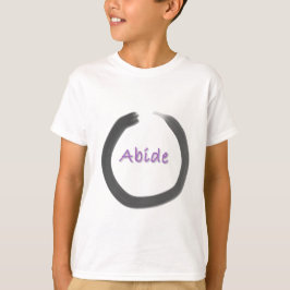 Camiseta Abide Zen Buddhist Enso Circle