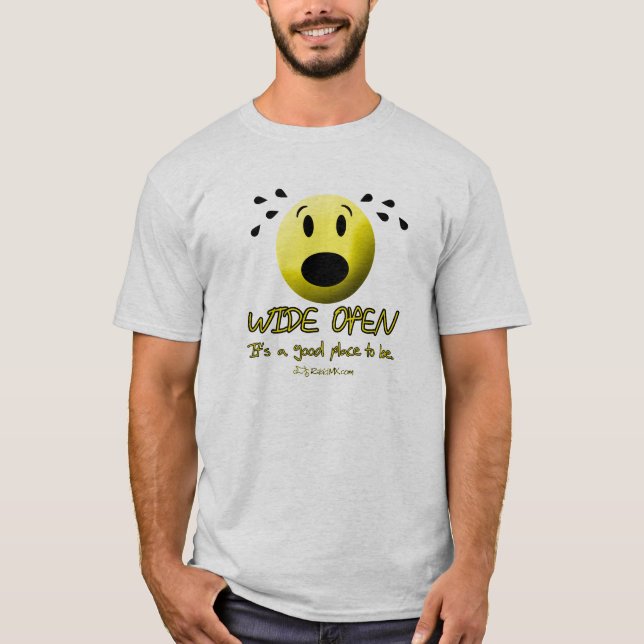 Camiseta abierta de par en par de la motocicleta (Anverso)