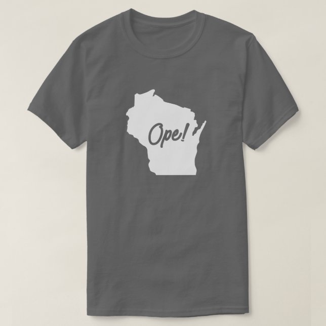 Camiseta abierta de Wisconsin (Diseño del anverso)