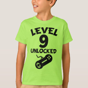 Camiseta abierta del cumpleaños de los videojuego