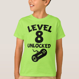 Camiseta abierta del cumpleaños de los videojuego