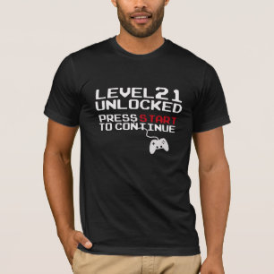 Camiseta ABIERTA del cumpleaños del videojuego de