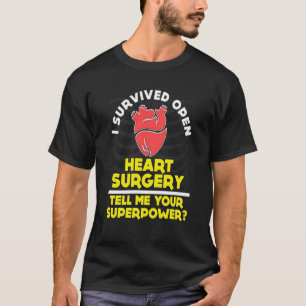 CAMISETA ABIERTA SOBREVIVIDA DIVERTIDA DE LA