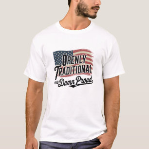 CAMISETA ABIERTAMENTE TRADICIONAL