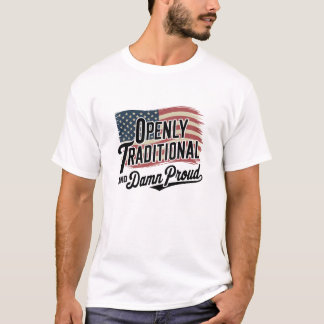 CAMISETA ABIERTAMENTE TRADICIONAL
