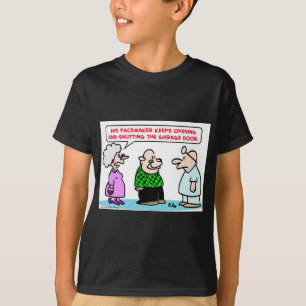 Camiseta abierto de la puerta del garaje de los marcapasos