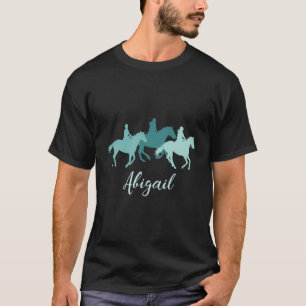 Camiseta Abigail Name Gift Personalized Horse Chica