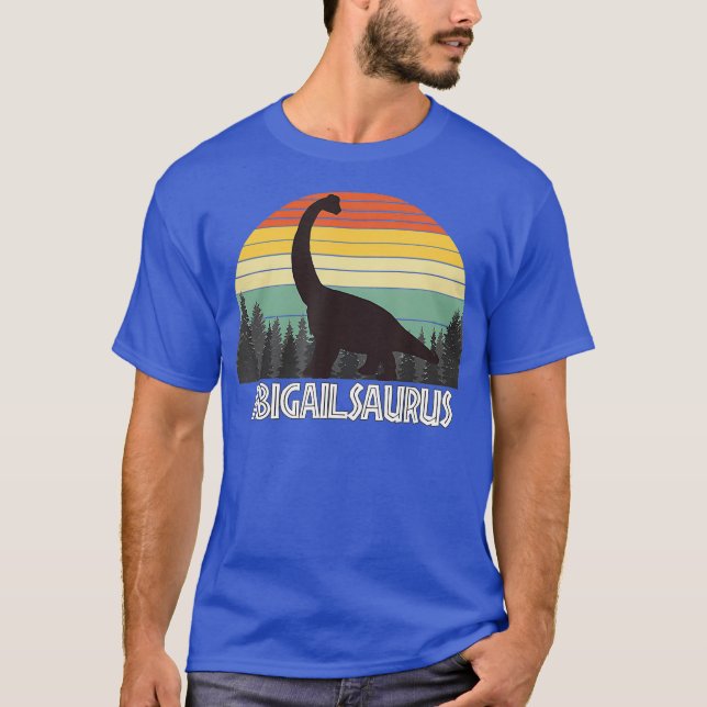 Camiseta Abigailsaurus Abigail saurus (Anverso)