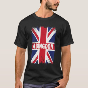 Camiseta Abingdon - Ciudad de Inglaterra con bandera del Re