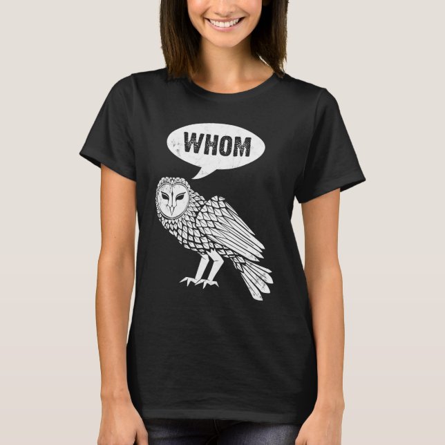 Camiseta Abiradores de aves de búho de quién búho (Anverso)