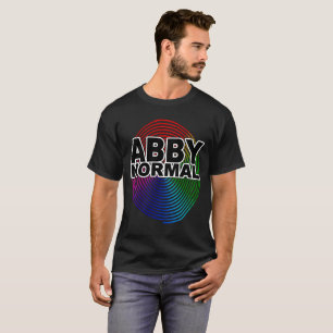 Camiseta Abnormal Abby Normal Colorida Espiral Warped Loco