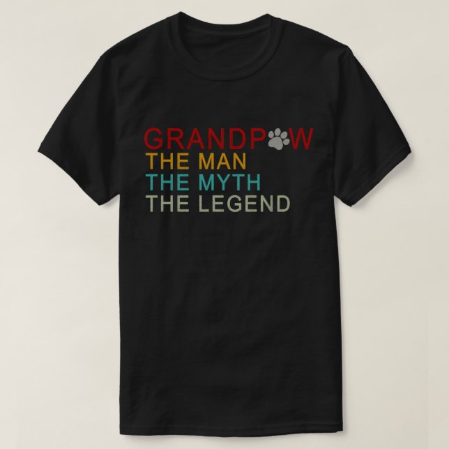 Camiseta abofetear al hombre el mito la leyenda (Diseño del anverso)