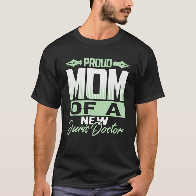 Camiseta Abogada Orgullosa Madre De Un Futuro Médica De Jur (Anverso)