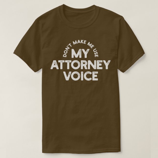 Camiseta Abogado (Diseño del anverso)