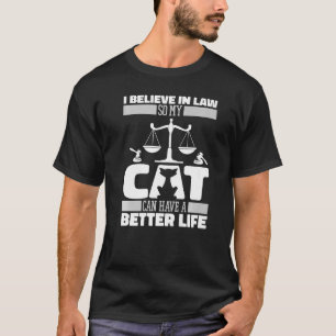 Camiseta Abogado abogado Cat Law Juriyer Abogado
