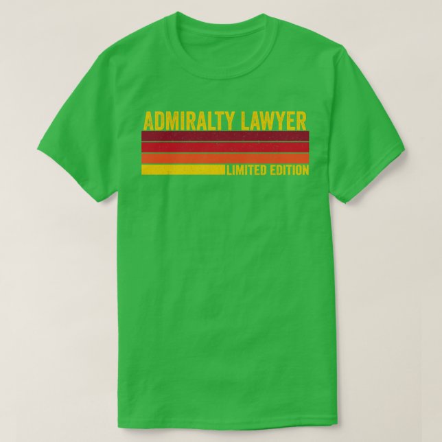 Camiseta Abogado Admiralty (Diseño del anverso)