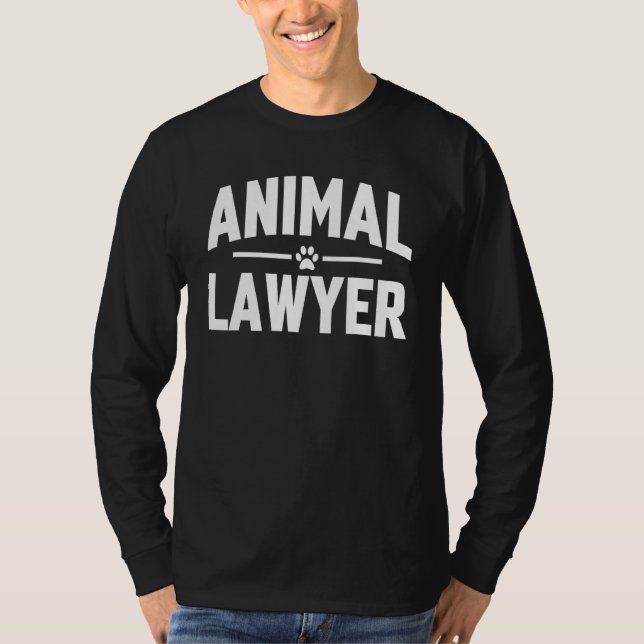 Camiseta Abogado animal, rescate animal, derechos de los an (Anverso)