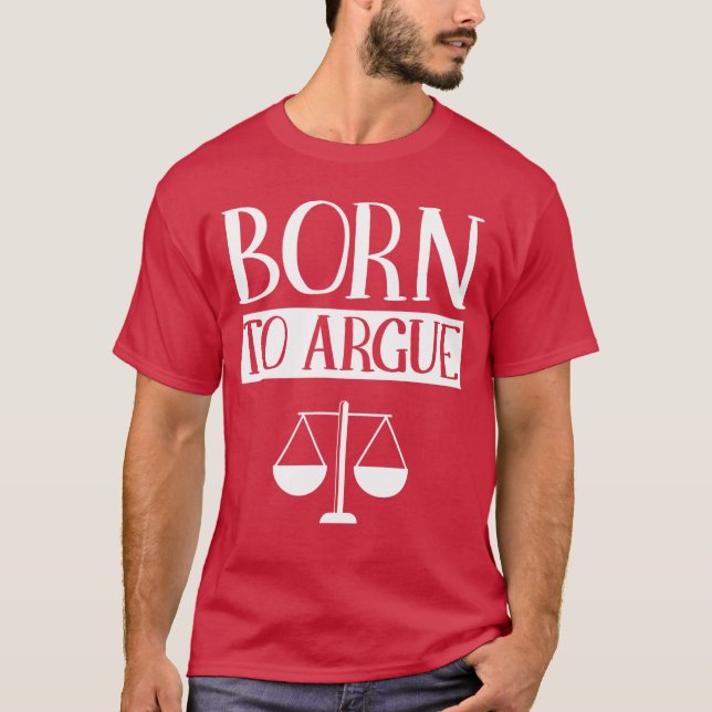 Camiseta Abogado Bufete de Abogados Defensor de Nacido para (Anverso)