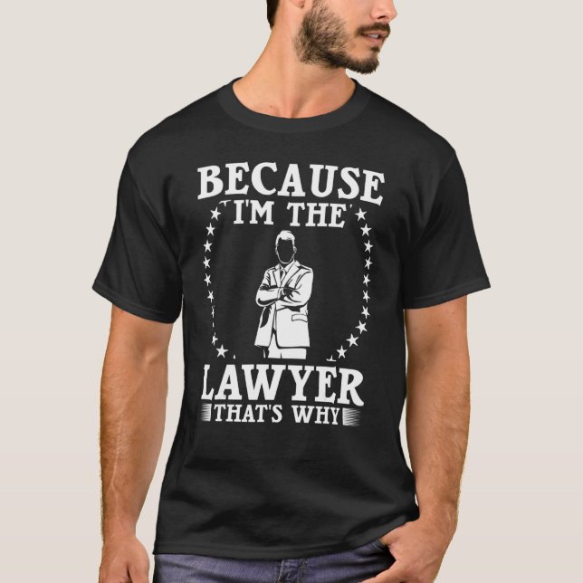 Camiseta Abogado Cita a abogado Equipo de abogados Ley de a (Anverso)