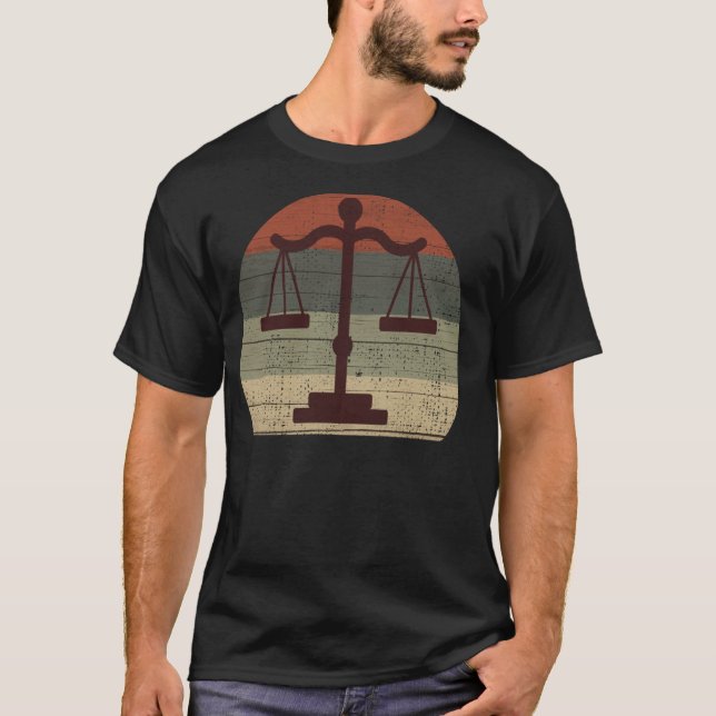 Camiseta Abogado de la ley del servidor de justicia (Anverso)