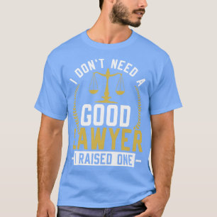 Camiseta Abogado defensor de la ley de padres divertidos