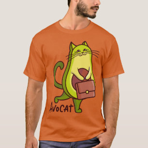 Camiseta Abogado del gato aguacate