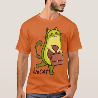 Camiseta Abogado del gato aguacate