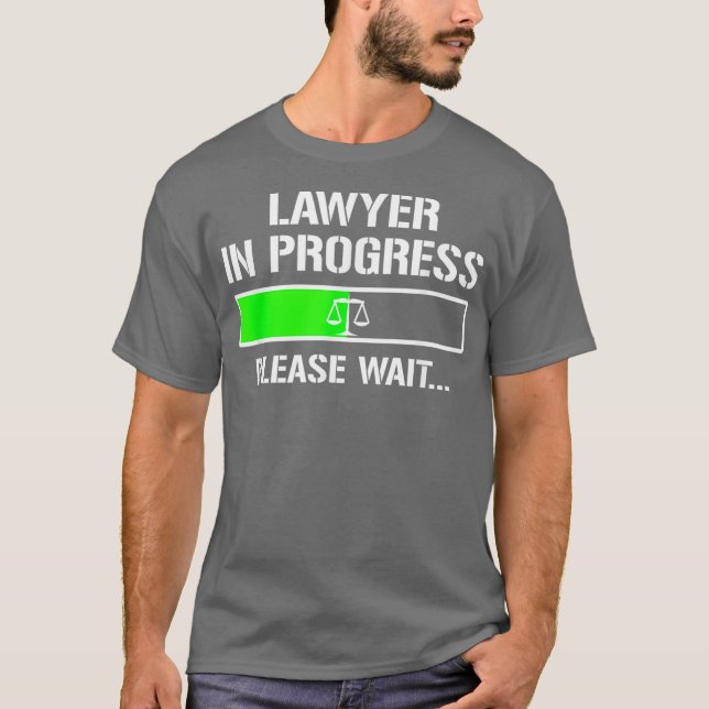 Camiseta Abogado En Curso Graciosa Facultad De Derecho Tee (Anverso)