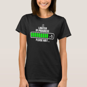 Camiseta Abogado En Curso Por Favor Esperar Funny La Facult