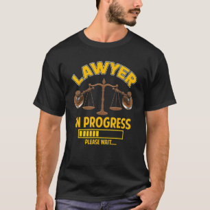 Camiseta Abogado En Progreso Futuro Abogado Licenciado En D