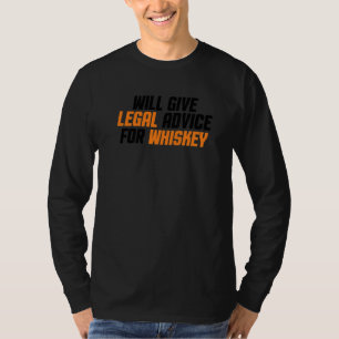 Camiseta Abogado Hombres y Mujeres Darán Asesoramiento Leg