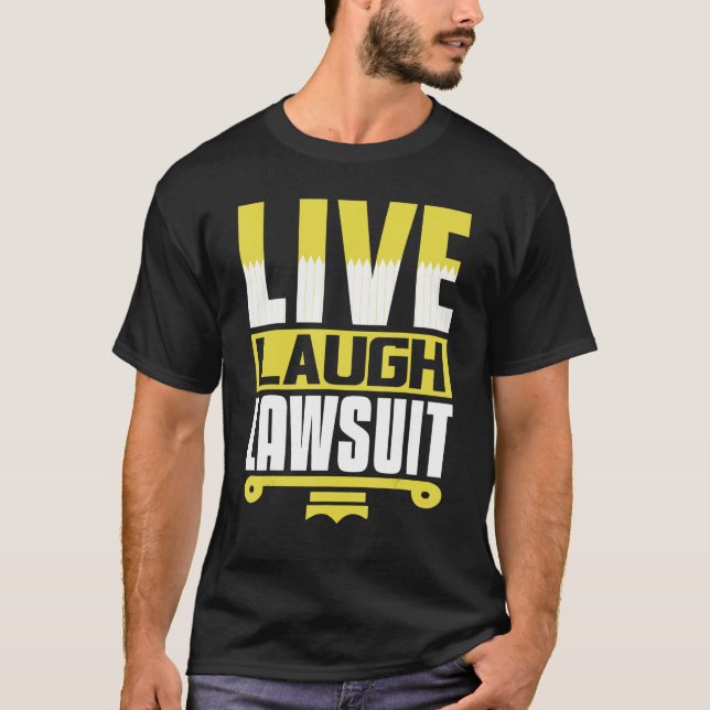 Camiseta Abogado Lauder en vivo Abogado Facultad de Derecho (Anverso)