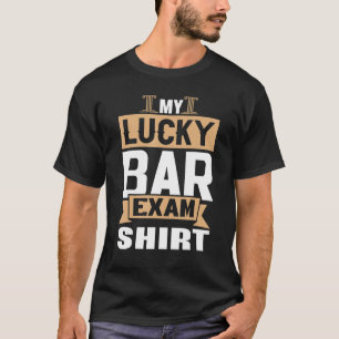 Camiseta Abogado Mi Lucky Bar Exam Law School Futuro abogad