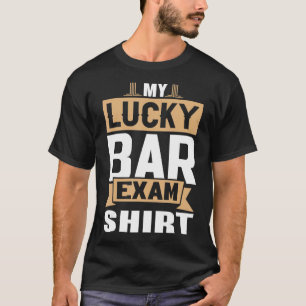 Camiseta Abogado Mi Lucky Bar Exam Law School Futuro abogad