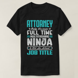 Camiseta Abogado Multitarea Profesión Divertida Habilidad L