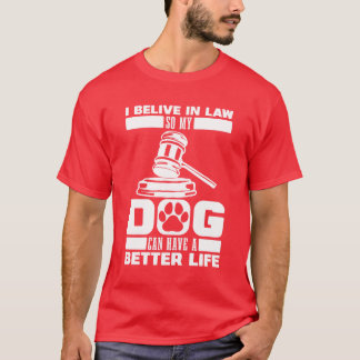Camiseta Abogado Perro retro boy