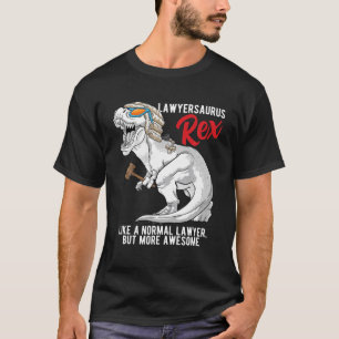 Camiseta Abogado Saurus T Rex Fiscal Dino