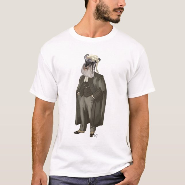 Camiseta Abogado Schnauzer 2 (Anverso)