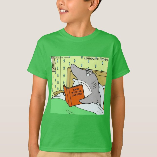 Camiseta Abogado tiburón de Londres divertido  (Anverso)
