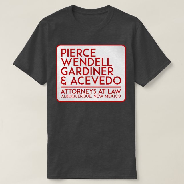 Camiseta Abogados (Diseño del anverso)