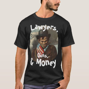 Camiseta Abogados, Armas & Dinero ¿Quién trae las Papas Fri
