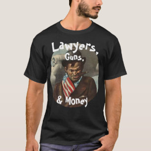 Camiseta Abogados, Armas & Dinero ¿Quién trae las Papas Fri