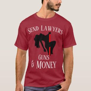Camiseta Abogados, Armas y Dinero ¿Quién trae las papas fri